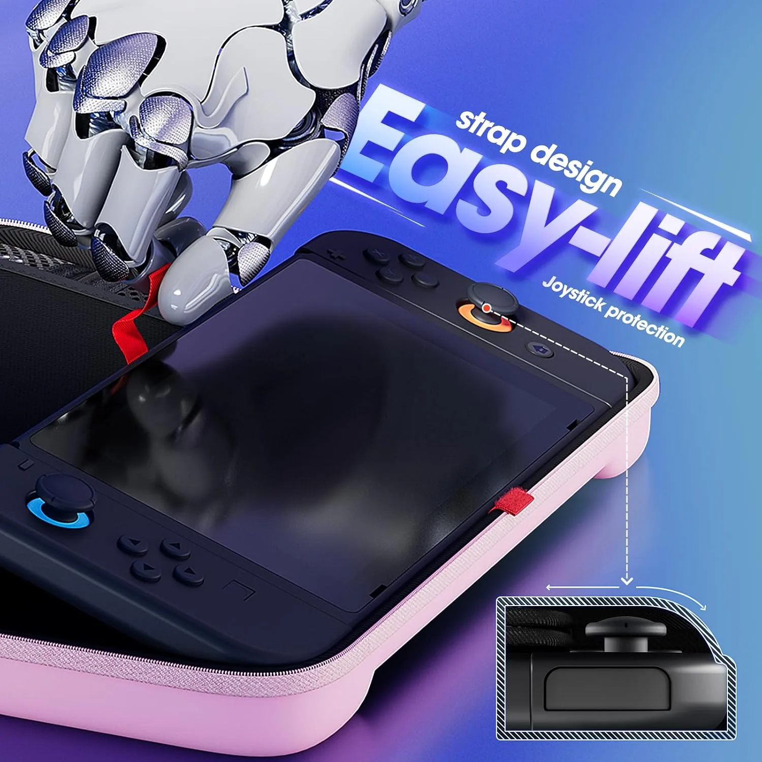 ProCase Carrying Case for Nintendo Switch 2 2025, Slim Travel Case -Pink