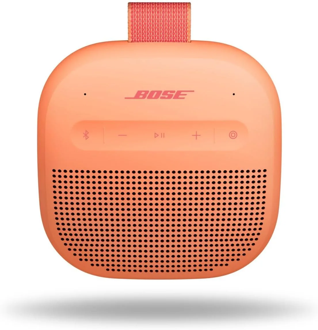 Bose SoundLink Micro Portable Bluetooth Speaker (2nd Gen), Wireless Outdoor Speaker, Up to 12 Hours Battery Life, Waterproof and Dustproof, Sunset Peach - Limited Edition Color