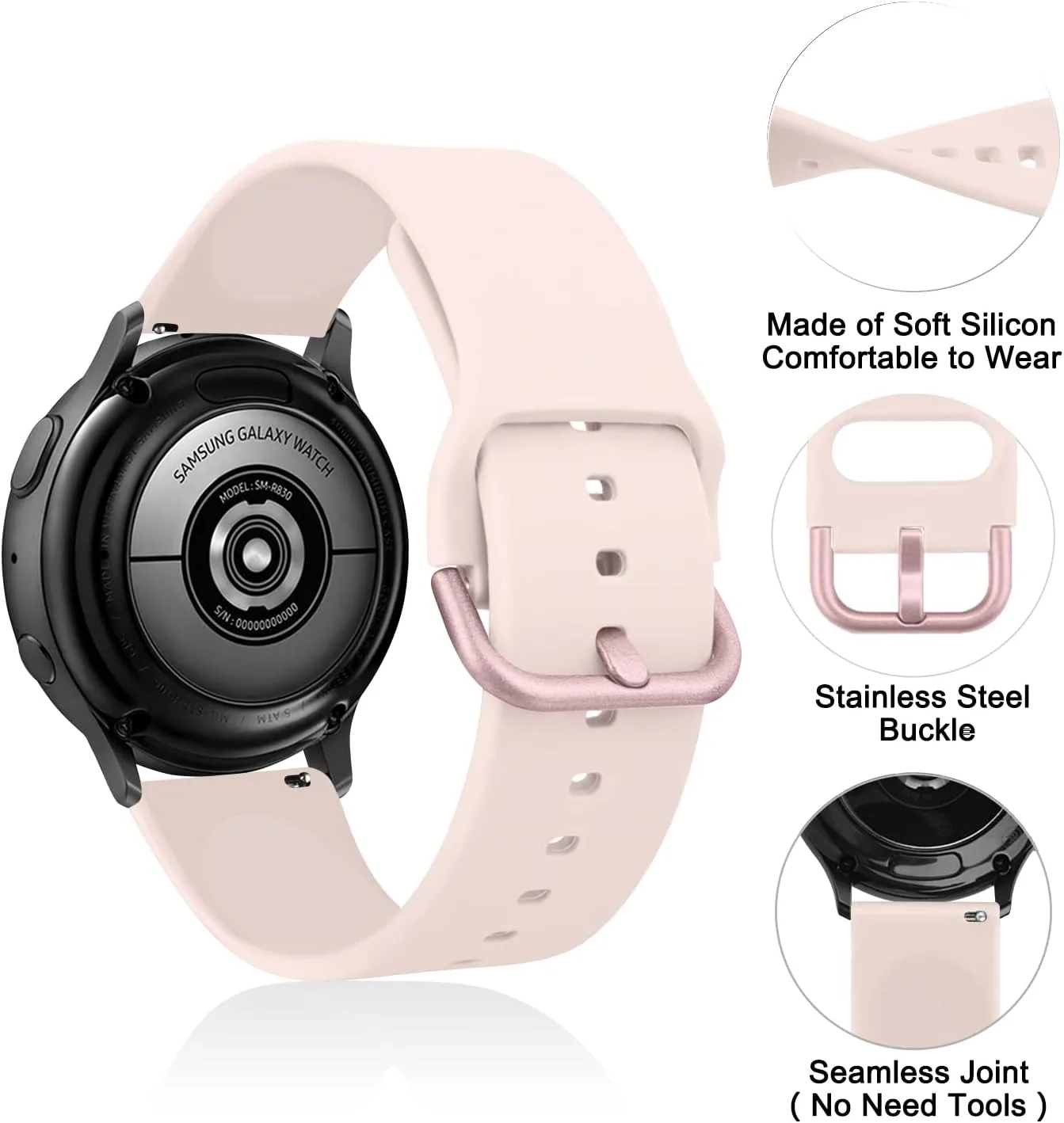 AK 4PACK Bands Compatible with COROS PACE 4 / PACE 3 / Pro/APEX 2 Pro/APEX Pro/APEX 46mm Men Women, 22mm Soft Sport Replacement Strap for Coros Pace 4/3 Watch