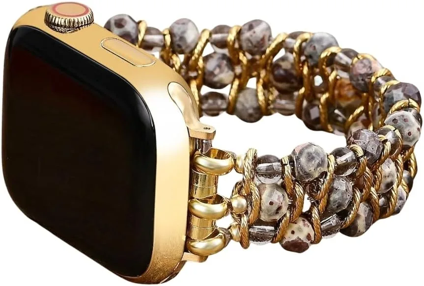 Correa para Smartwatch Cape Diablo para Mujer con Piedra Natural Compatible con Apple 38mm-45mm