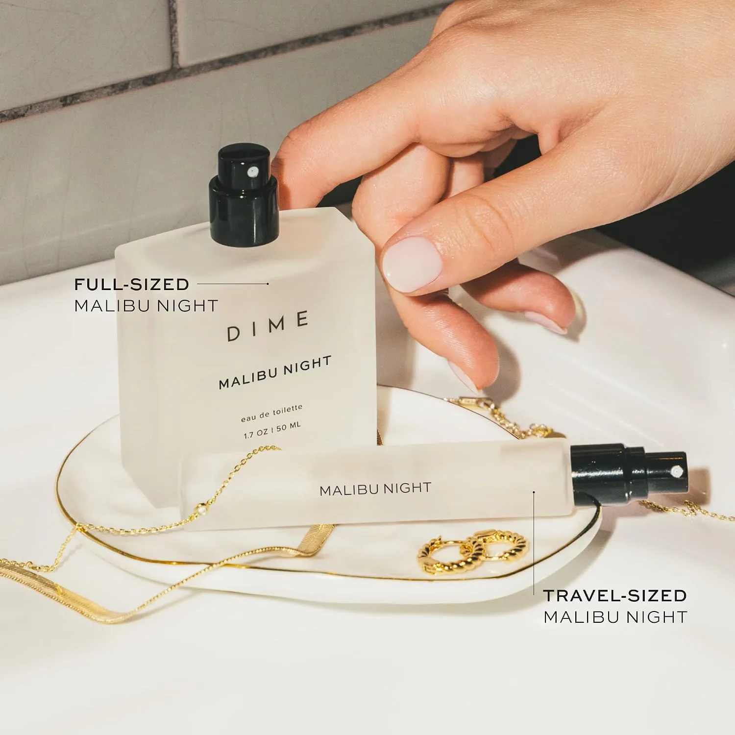 DIME Beauty Malibu Night Travel Perfume - Coconut, 0.34 oz