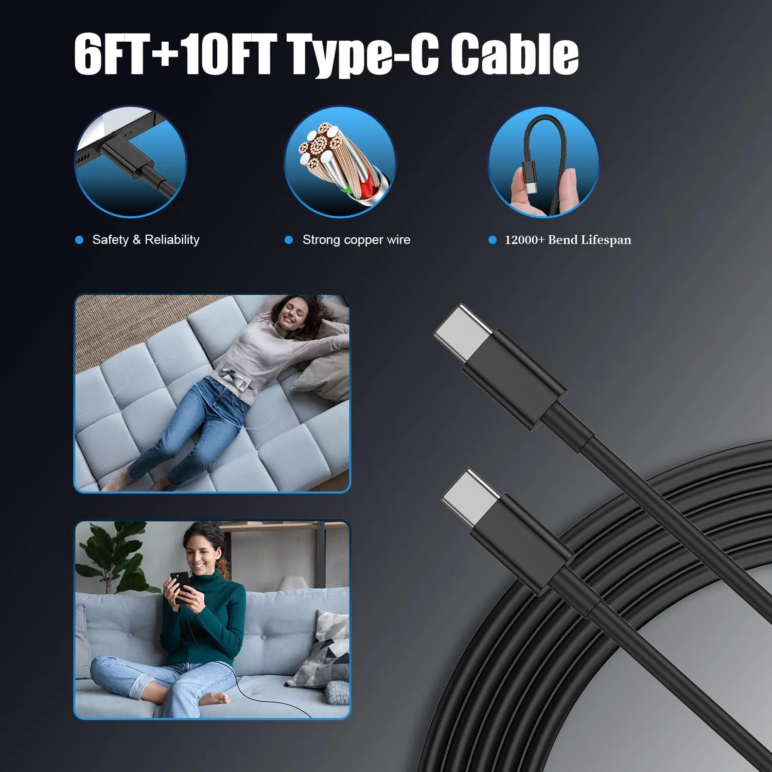 Type C Charger Fast Charging,4Pack 25W Super USB C Fast Charger Block