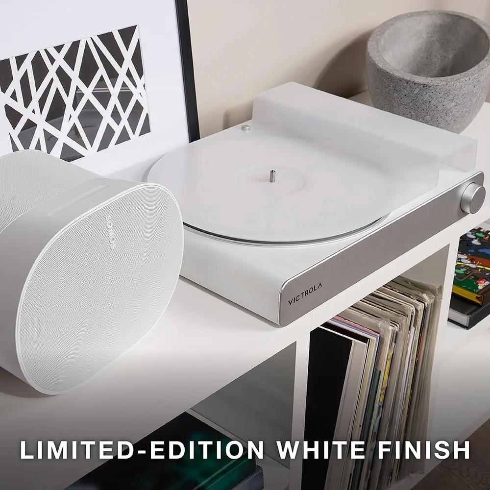 Victrola Stream Carbon - Wi-Fi Turntable, Works with Sonos - White