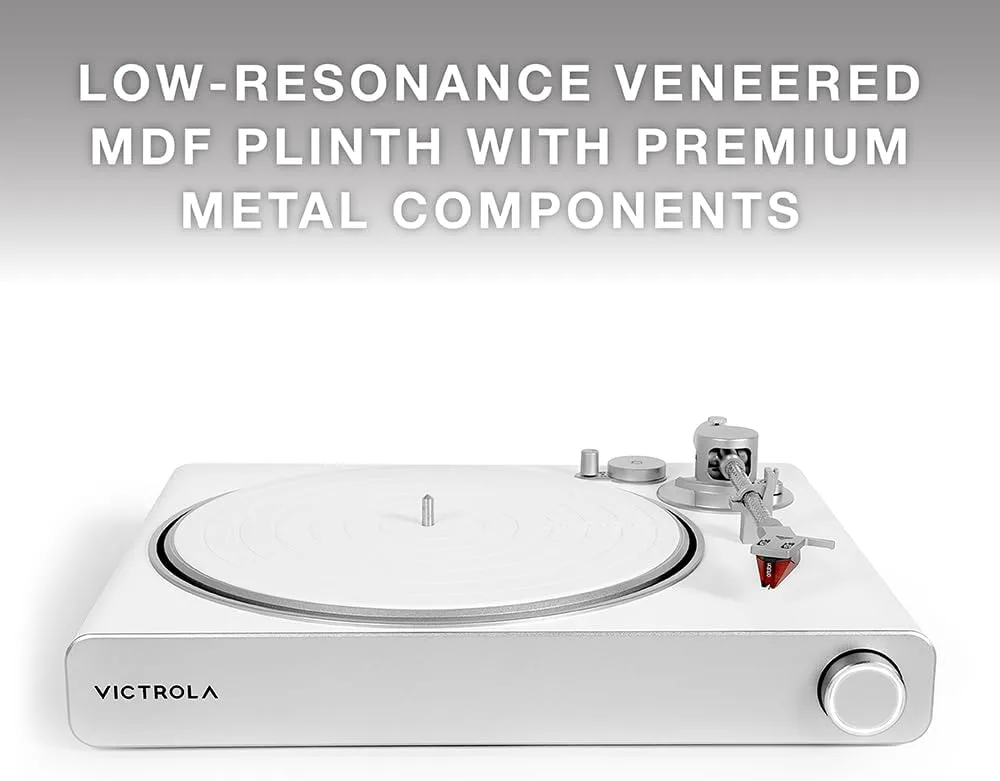 Victrola Stream Carbon - Wi-Fi Turntable, Works with Sonos - White