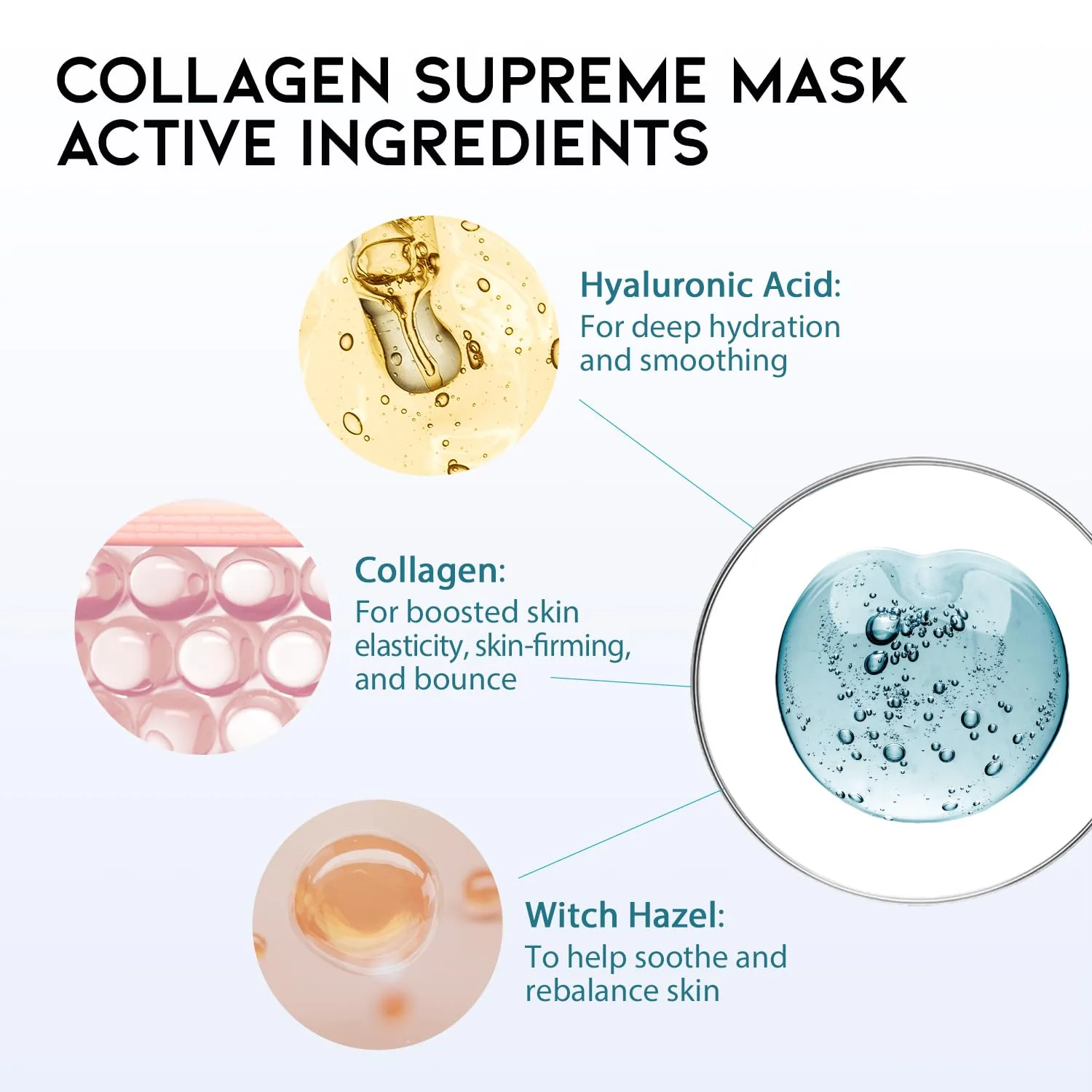 #OOTD Korean Sheet Mask with Collagen, Ceramide, Cica, Vitamin C(12-Pack)