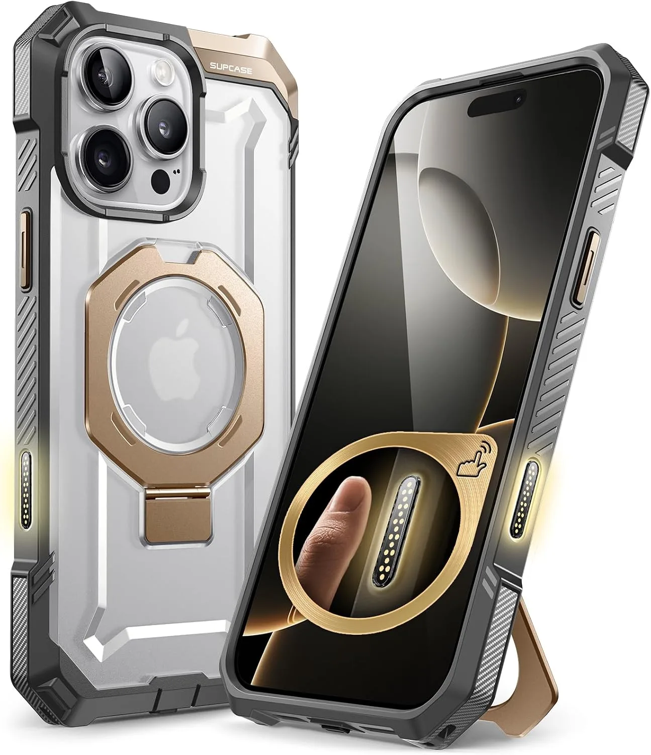 SUPCASE for iPhone 16 Pro Max Case with Camera Control Button, DesertGold