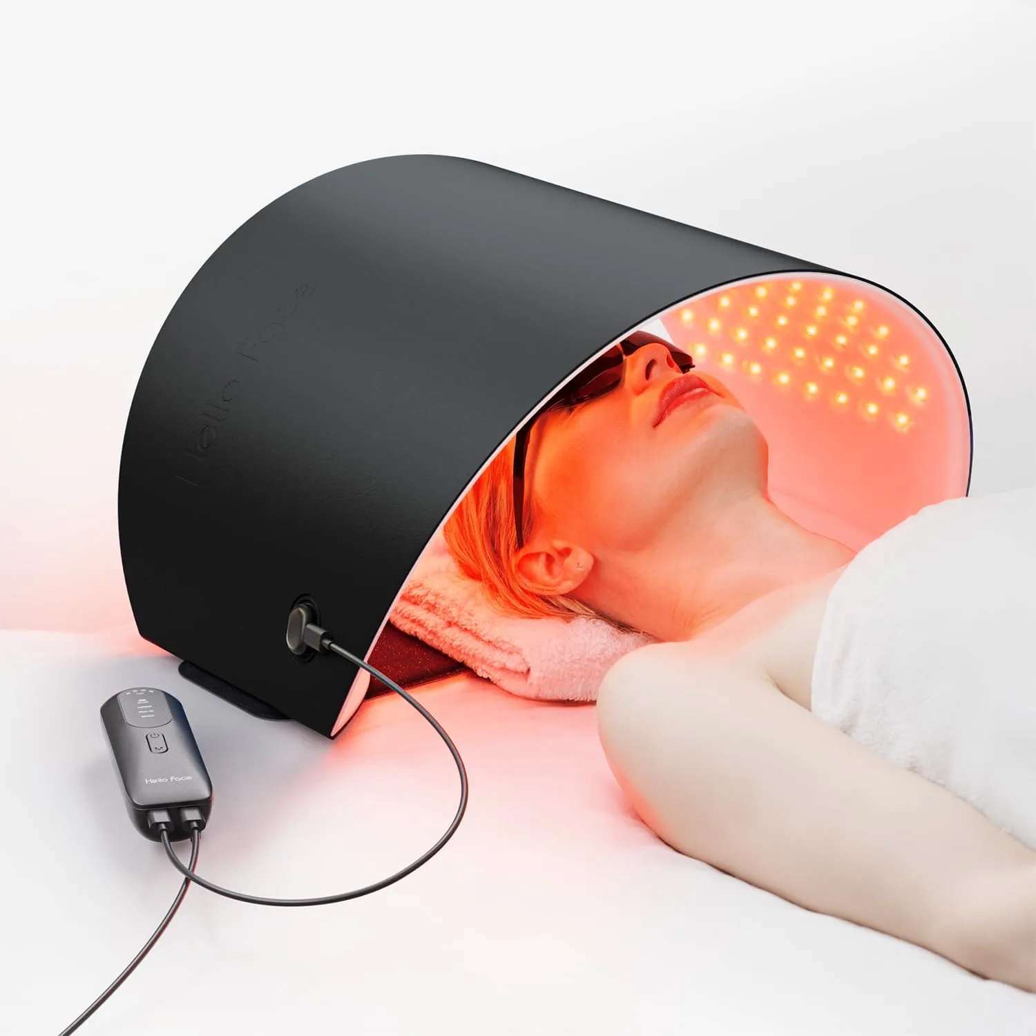 FDA Cleared Red Light Therapy Mask for Face and Neck, 4 Modes LED Light Therapy, Blue Infrared Red Light Therapy, PDT Photons Facial Skin Care Device for Wrinkles and Acne