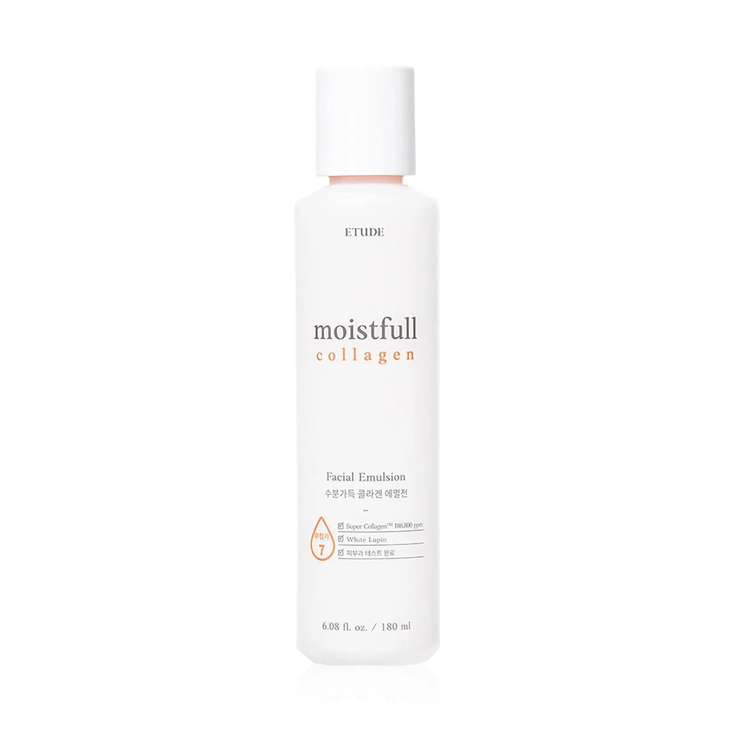 ETUDE Moistfull Collagen Facial Emulsion, Face Moisturizer, 6.08 fl oz