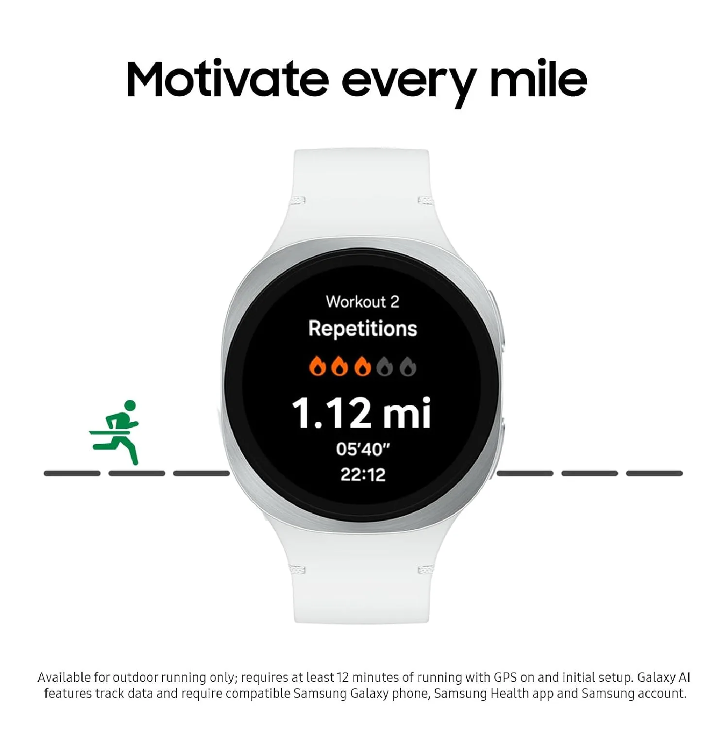 Samsung Galaxy Watch 8 40mm Bluetooth Smartwatch, Cushion Design, Quick Button, Sleep Coaching, Now Bar, Running Coach, Energy Score, Graphite [US Version, Amazon Exclusive 2Yr Warranty]