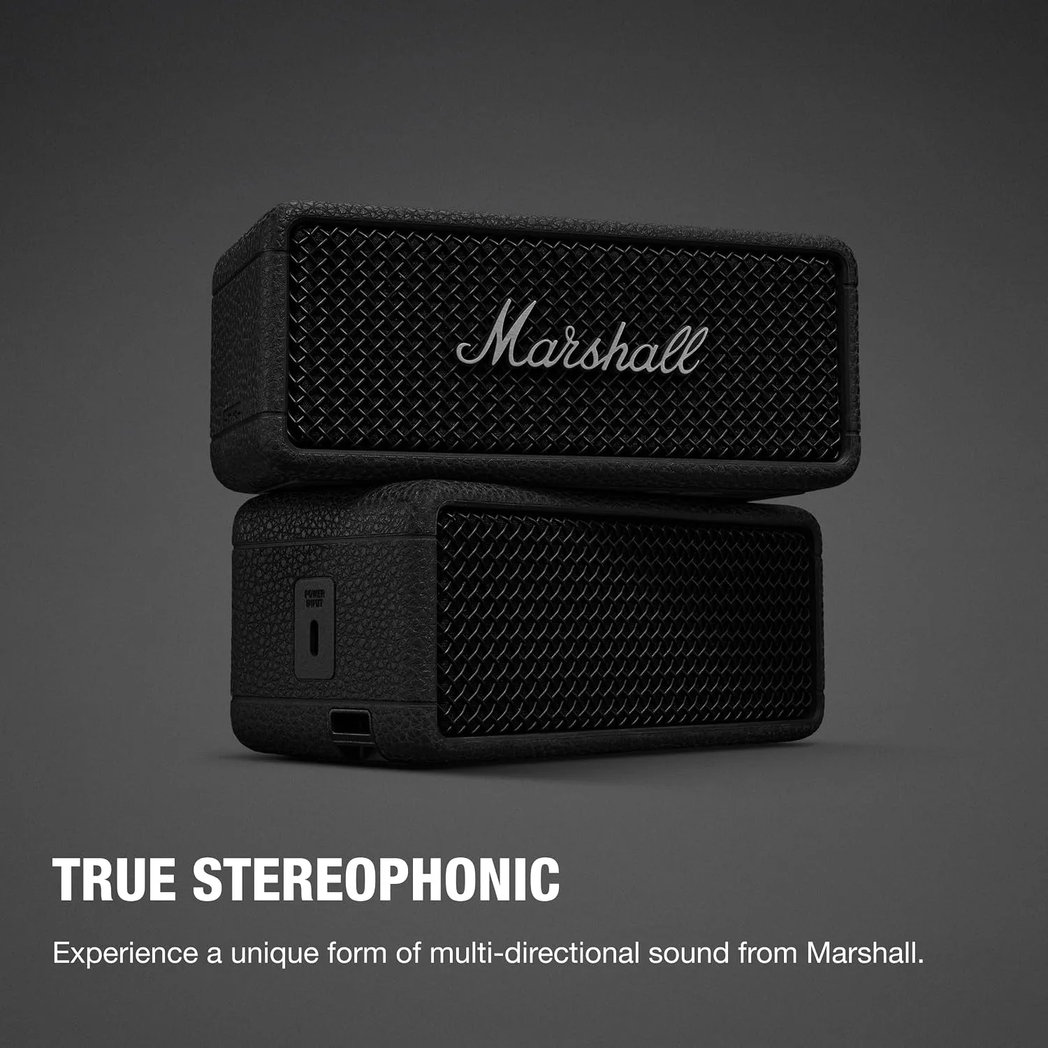 Marshall Emberton III Portable Bluetooth Waterproof Speaker - Black/Silver