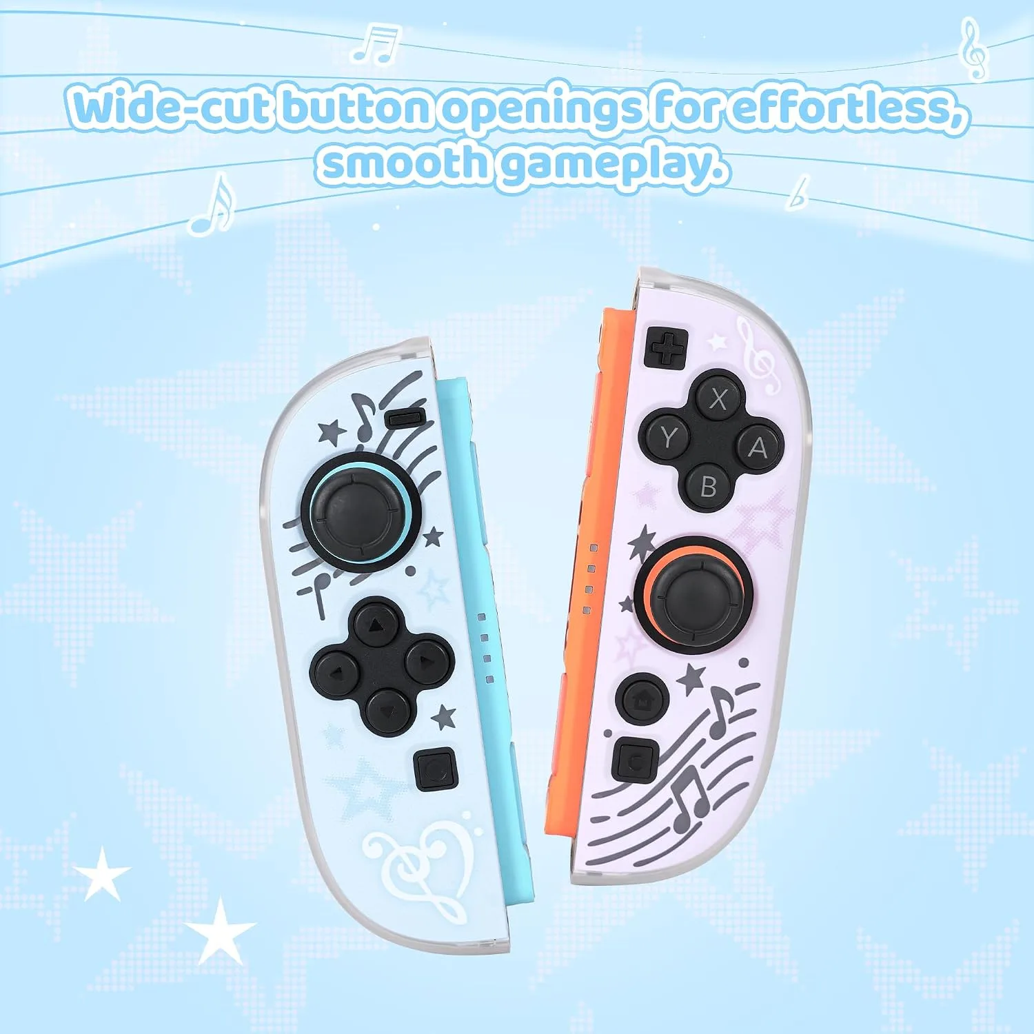 GeekShare Protective Shell Compatible with Switch 2 (Music Notes)