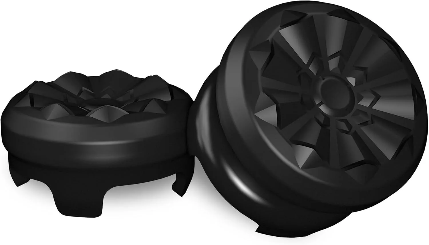 KontrolFreek Aim Boost Kit for PlayStation 5 (PS5) and PlayStation 4 (PS4) Controller | Includes Performance Thumbsticks and Precision Rings | Black Galaxy Edition