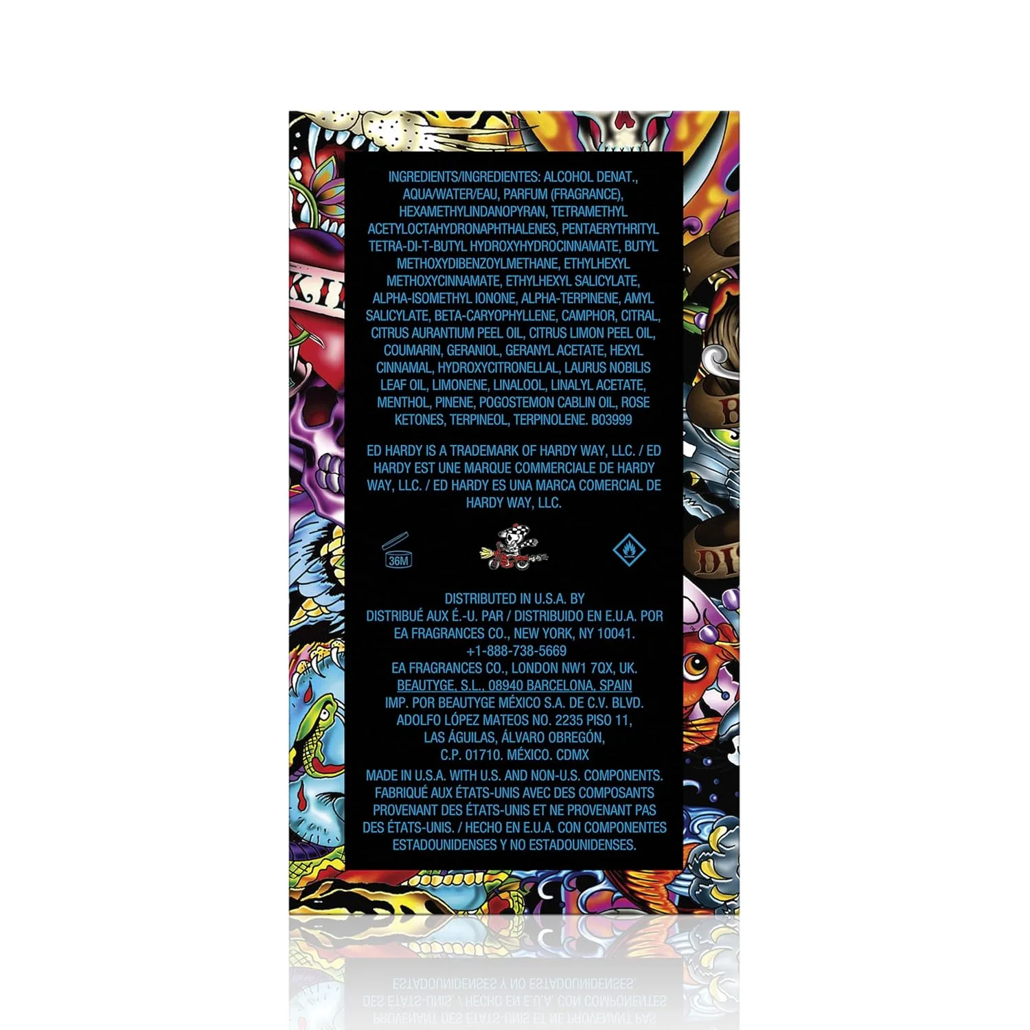 ED HARDY Hearts & Daggers Eau de Toilette for Men, 3.4 fl oz