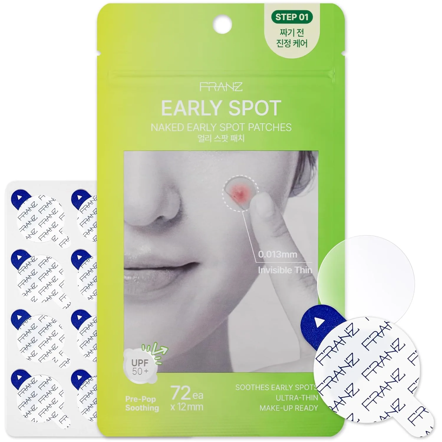 Parche para granos Franz Blind Pimple Patches 72 unidades