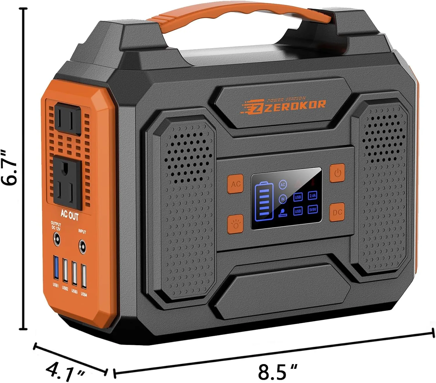 Portable Power Station 300W,110V Solar Generator 280Wh(without Solar Panel)