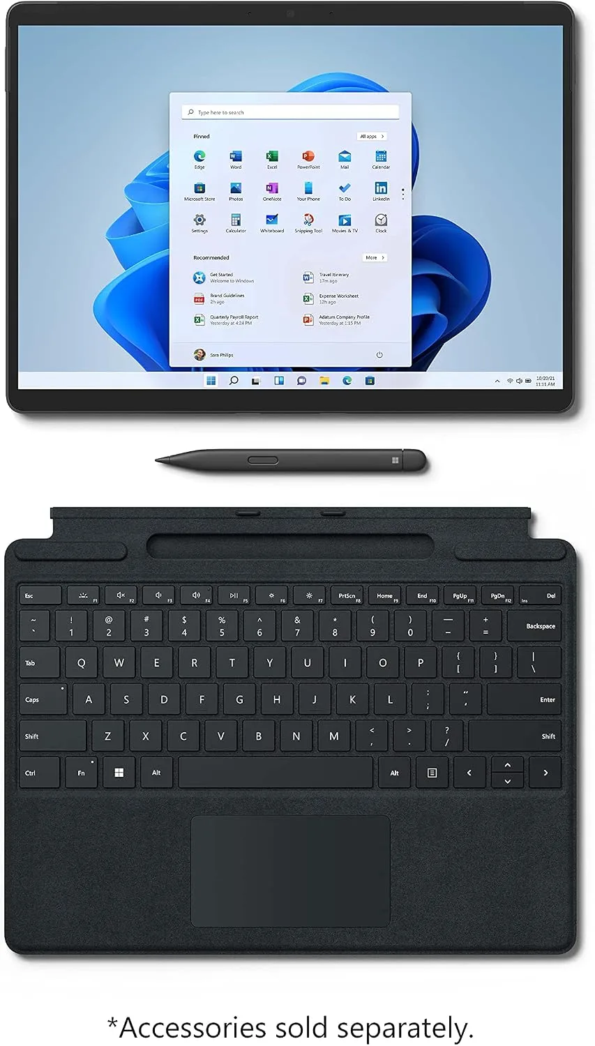 Microsoft Surface Pro 8 13 inch Touchscreen Intel i7 16GB RAM 256GB SSD Graphite (Renewed)
