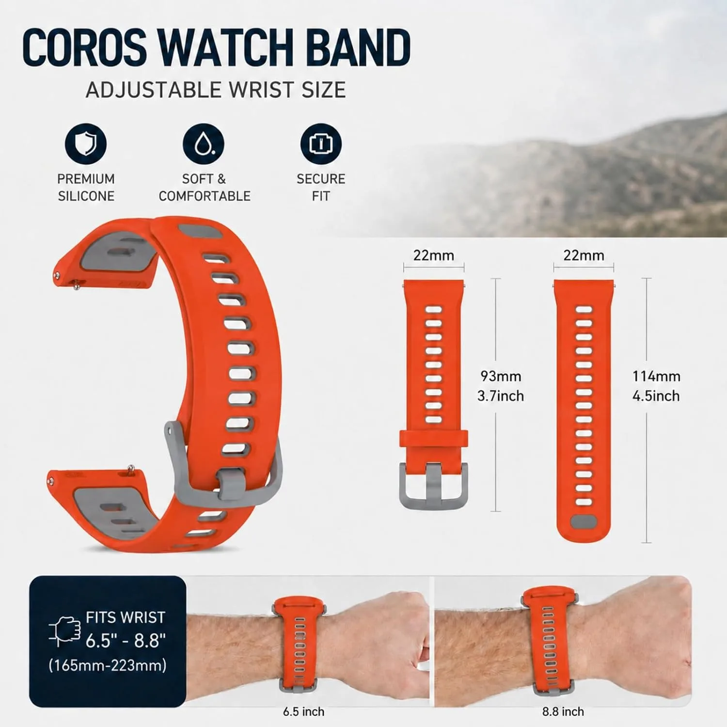 Watch Band for COROS PACE 3/PACE 4/PACE Pro