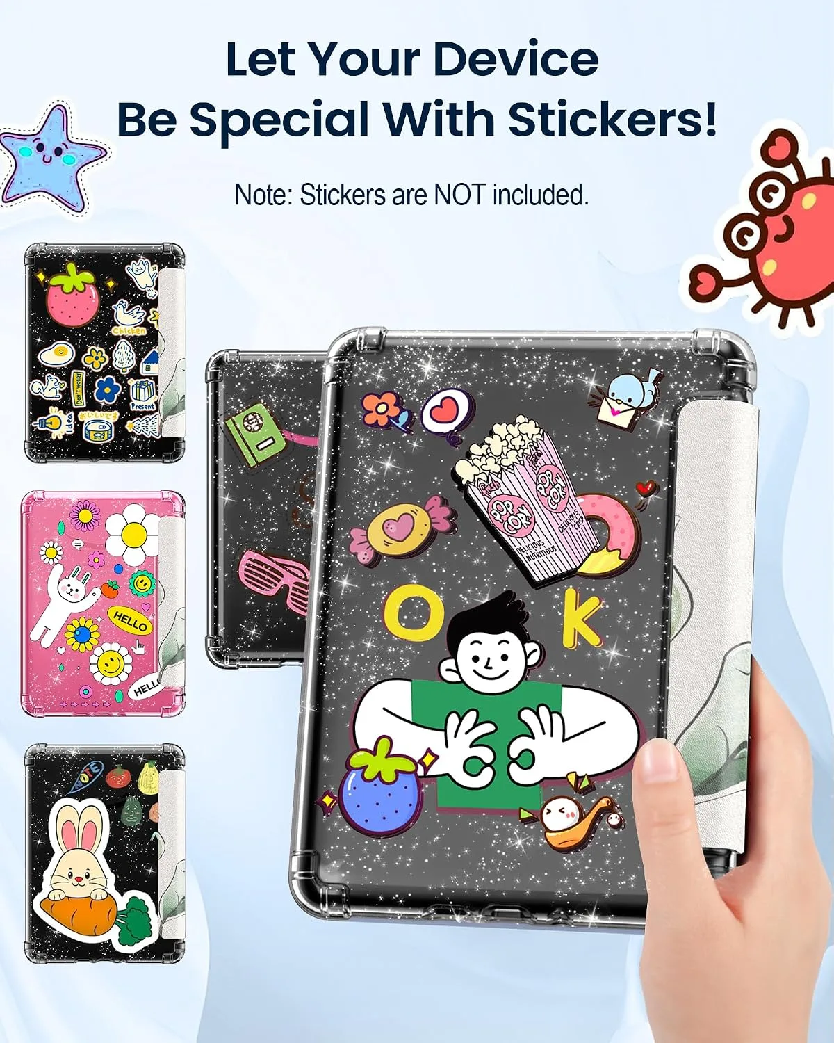 MoKo Case for 7" Kindle Paperwhite 12th Gen & Colorsoft 2024, Leaves