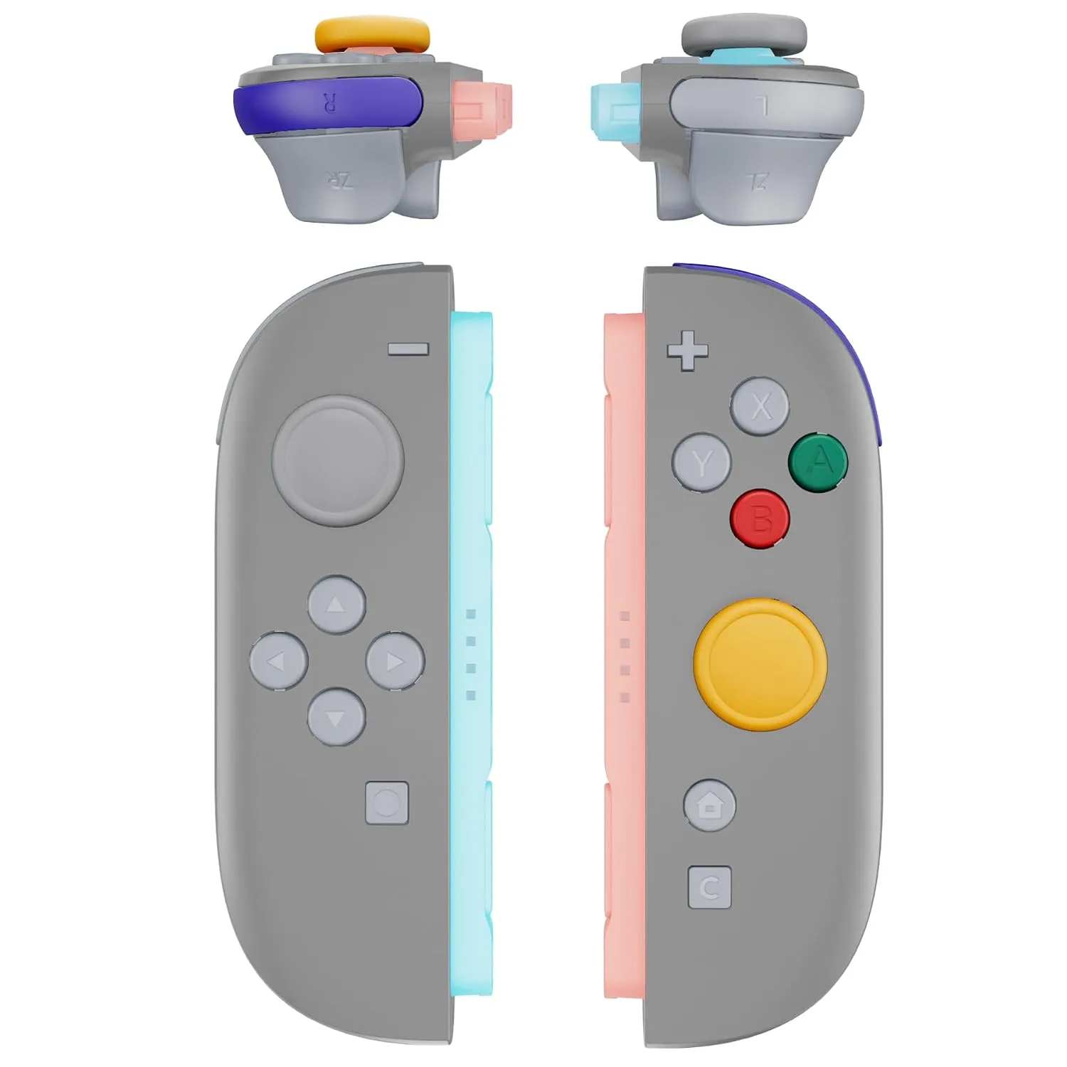 Set completo de botones de reemplazo eXtremeRate para Switch 2 Joycon