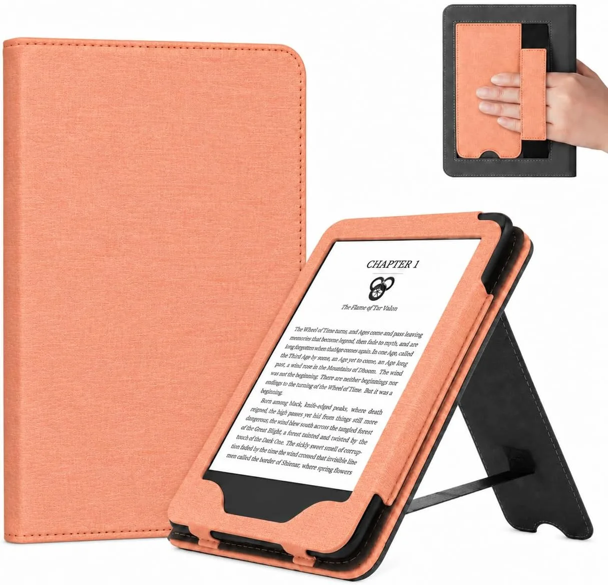 CoBak 6 Inch Case with Stand, not for iPad(A0J28), Apricot