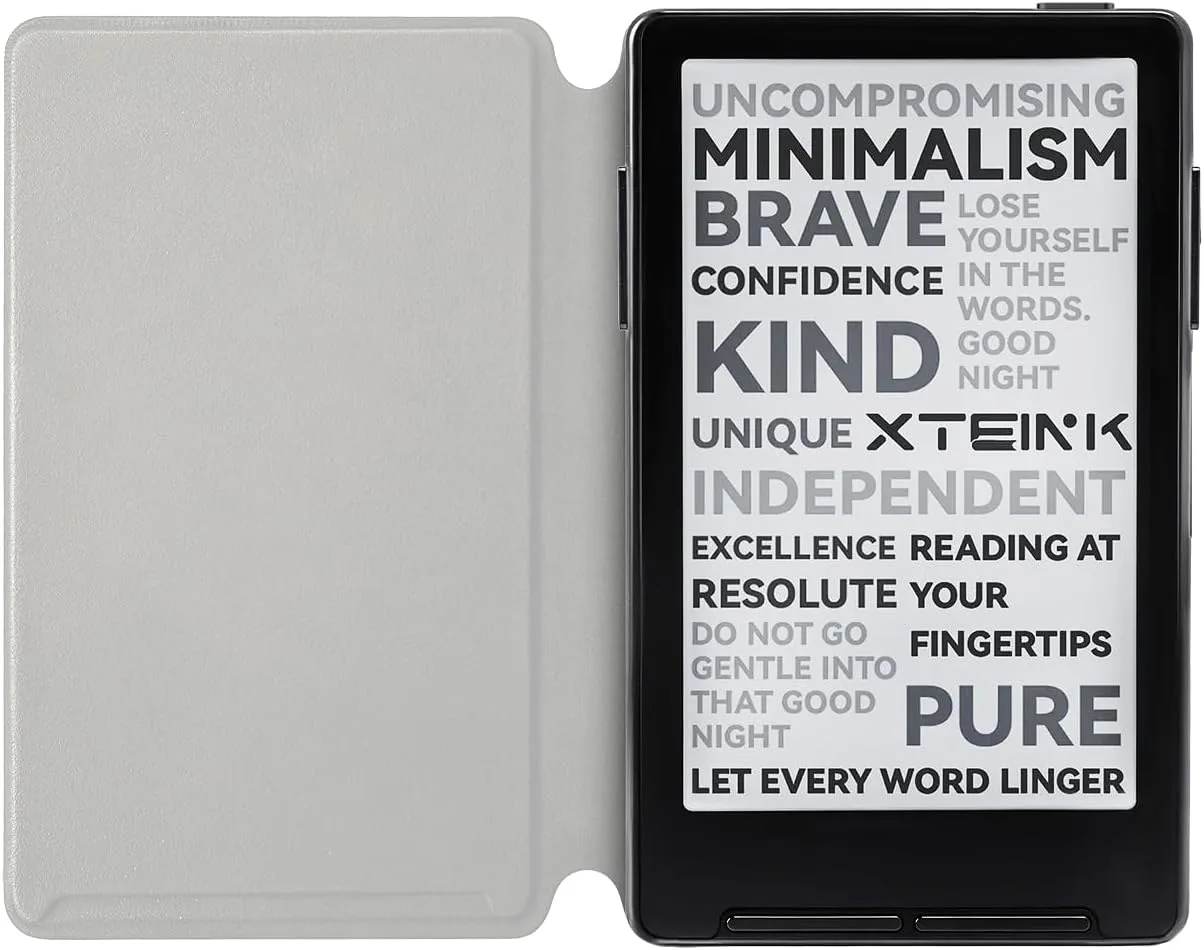 XTEINK X3 Slim Magnetic Case for XTEINK X3 E-Book Reader, Cloud Gray