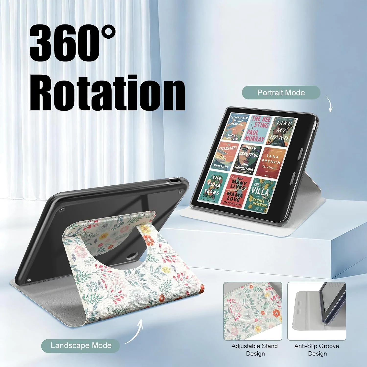 Rotating Case for Kobo Libra 7" & Tolino Vision – 360° Rotating