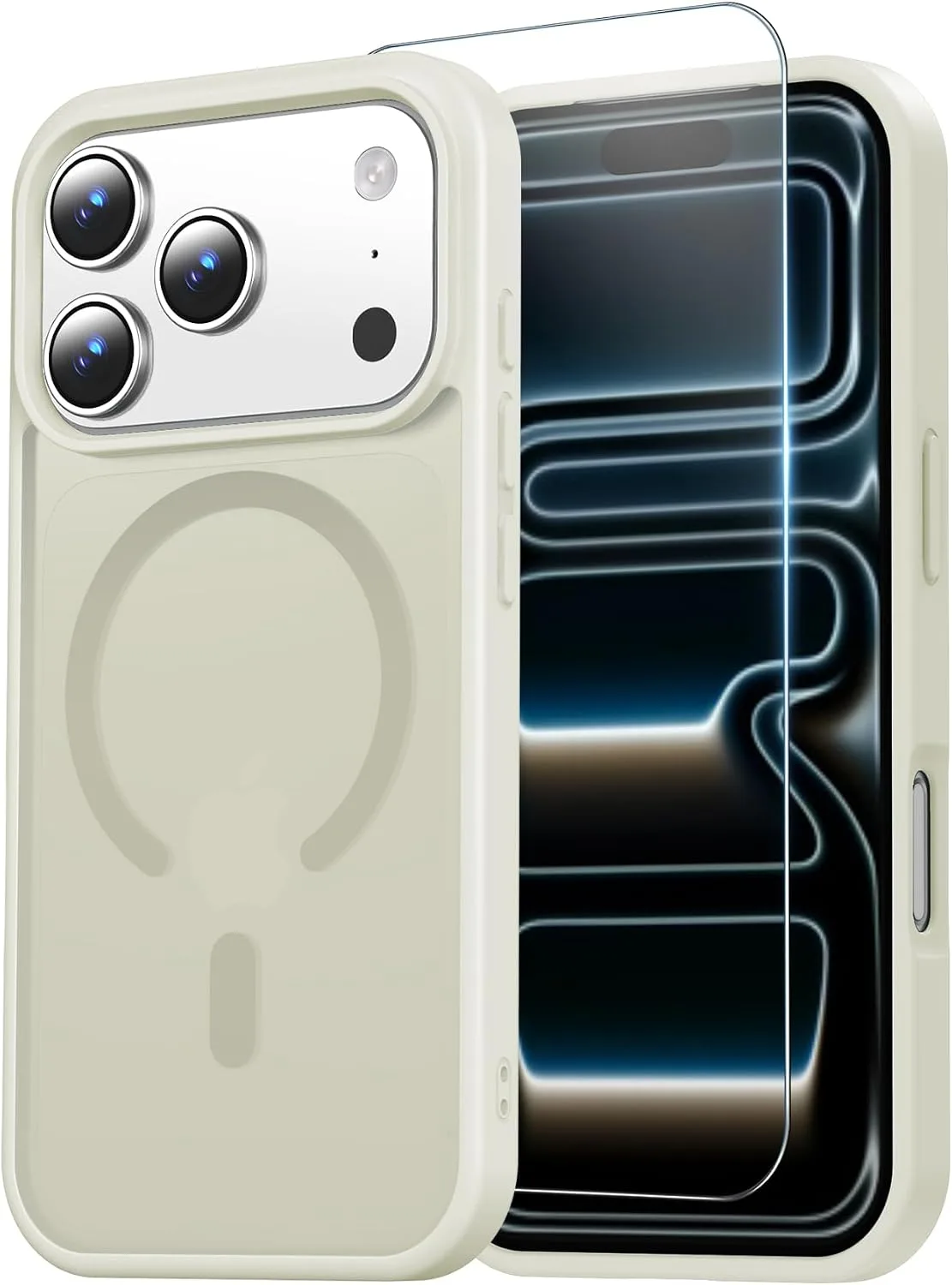 Carcasa Temdan para iPhone 18 Pro / iPhone 17 Pro Beige