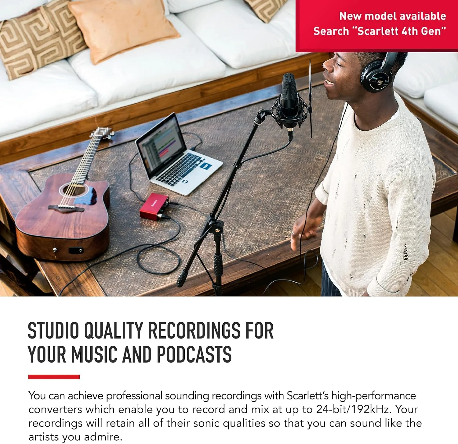 Focusrite Scarlett Solo 3rd Gen USB-C Audio Interface