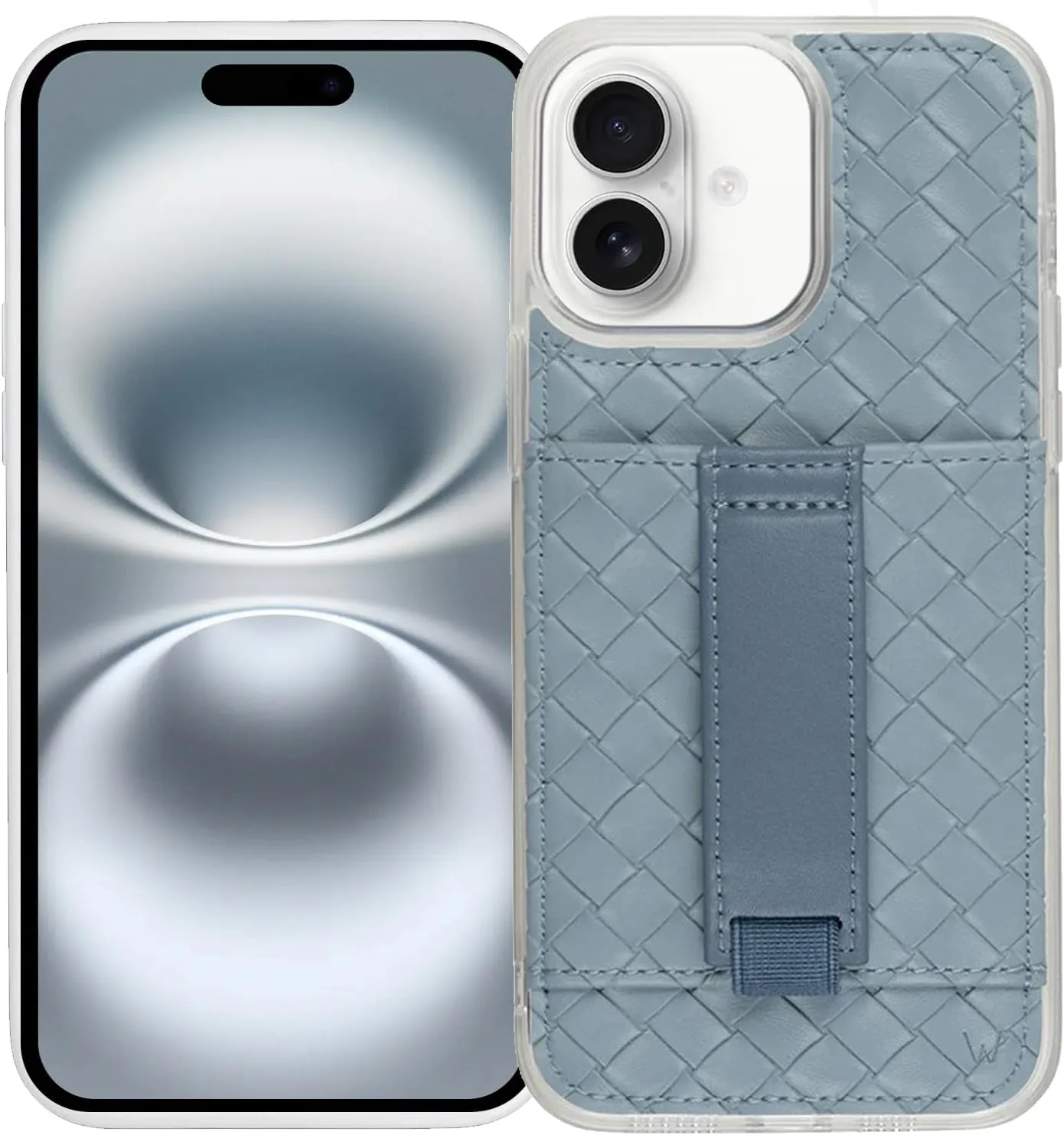 Walli Cases Wallet Phone Case for iPhone 16, Card Holder Kickstand