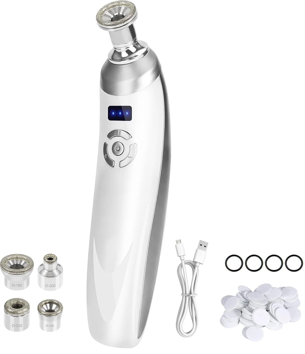 Microdermoabrasión Profesional Mcwdoit Diamond portátil recargable para cuidado facial