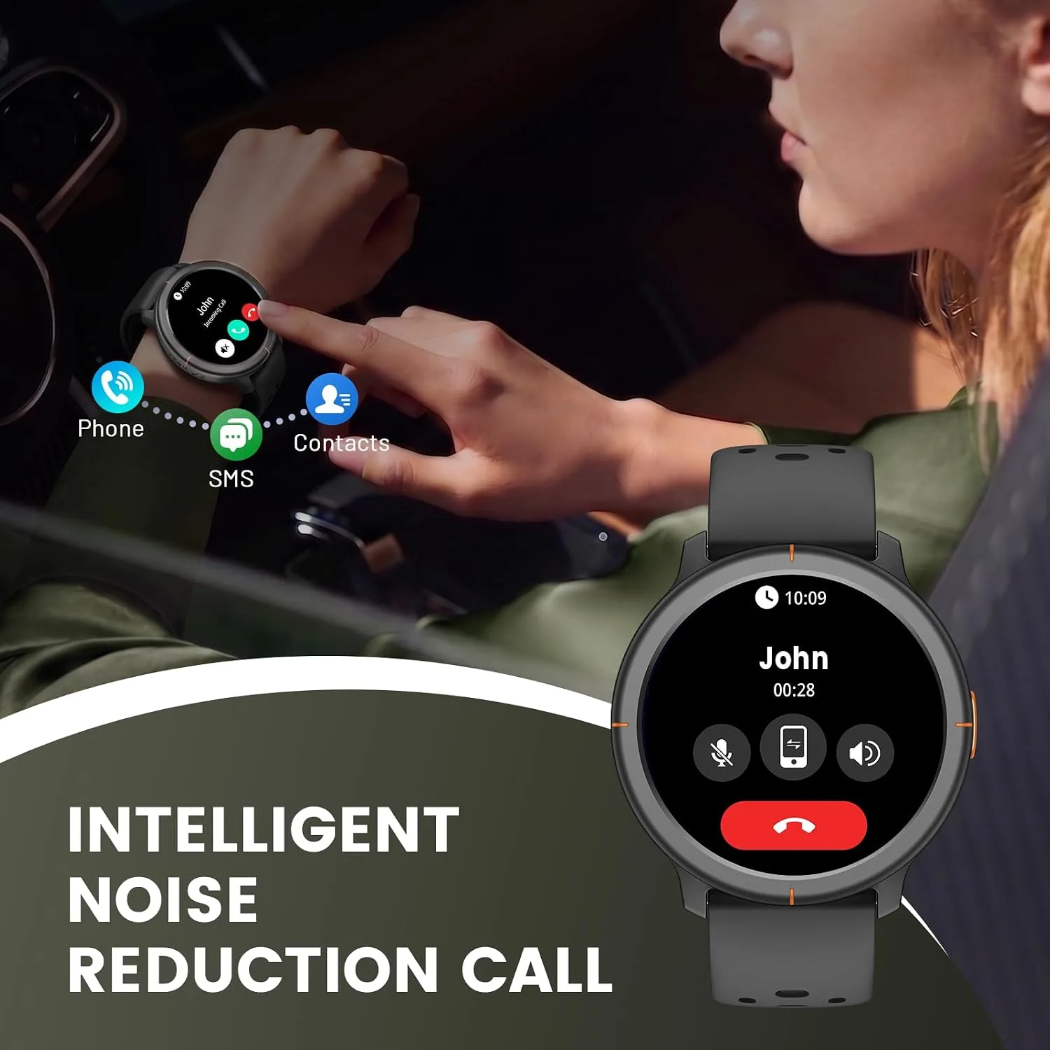 Smart Watch for Men Women, Bluetooth Calls, Activity Tracker, Android iOS