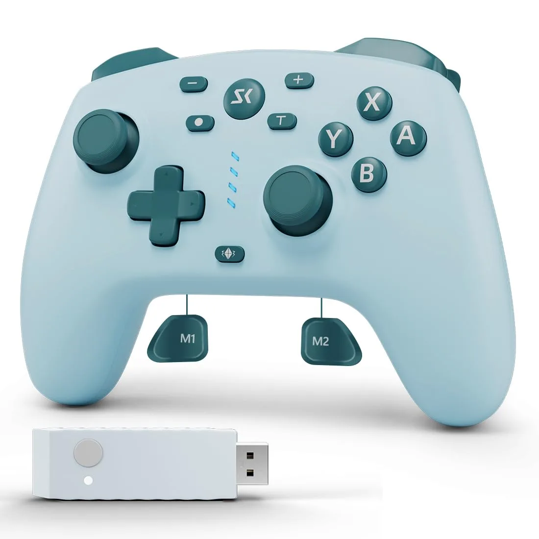 Wireless Switch Controller for Switch/Switch 2/OLED/Lite (Lake Blue)