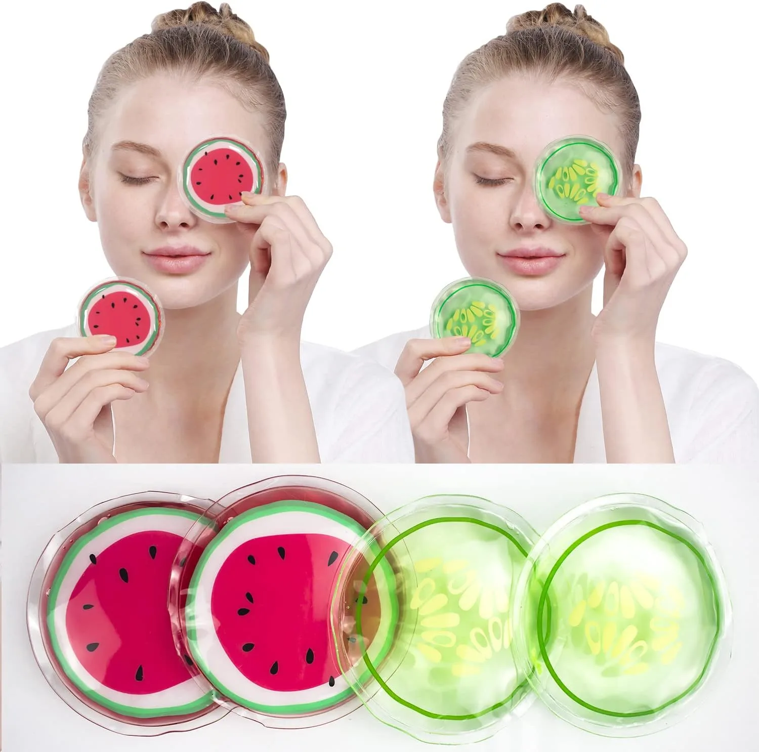 Hot and Cold Eye Pads, Reusable Eye Patches