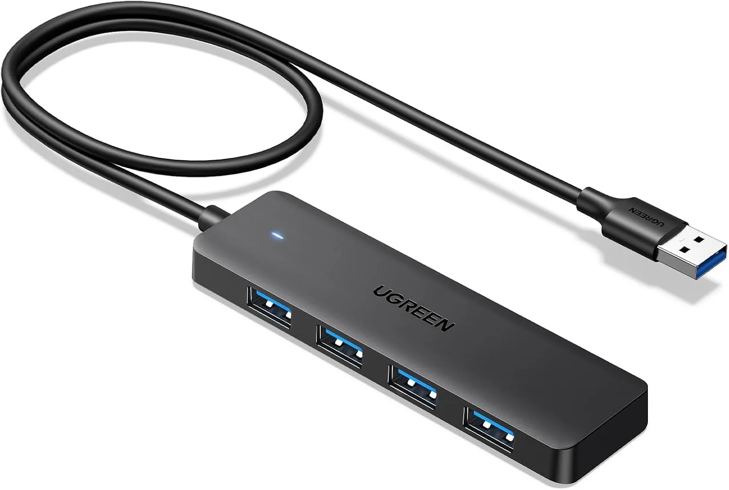 UGREEN USB 3.0 Hub, 4 Ports USB A Splitter Ultra-Slim USB Expander, 2 ft