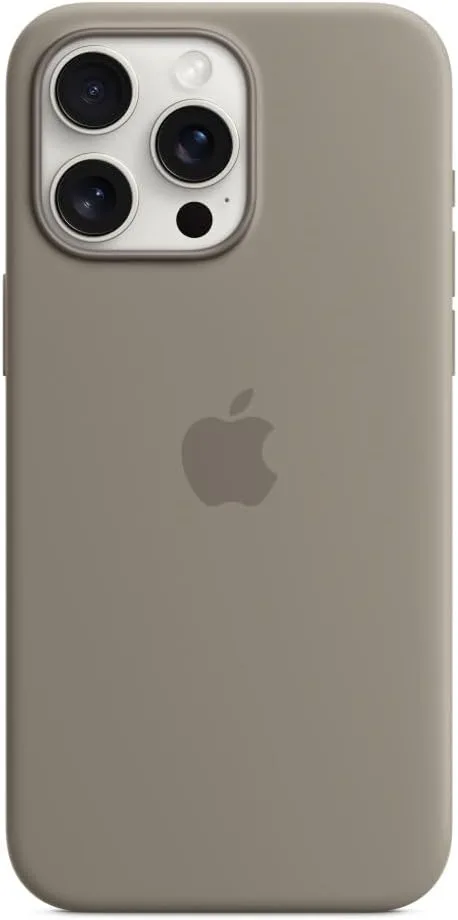 Apple iPhone 15 Pro Max Silicone Case with MagSafe - Clay