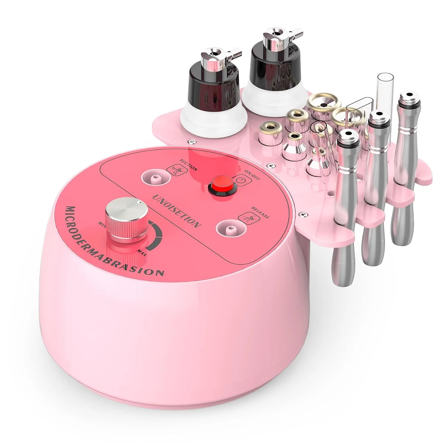 Diamond Microdermabrasion Machine Professional for Facial UNOISETION 3 in 1 Home Microdermabrasion Machine for Skin Exfoliating, Blackhead Removal, Spray Facial Moisturizing