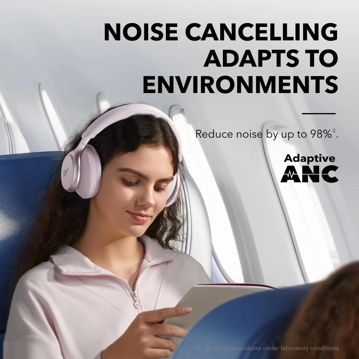 Soundcore Anker Space One ANC Over-Ear Headphones, Voice Reduction
