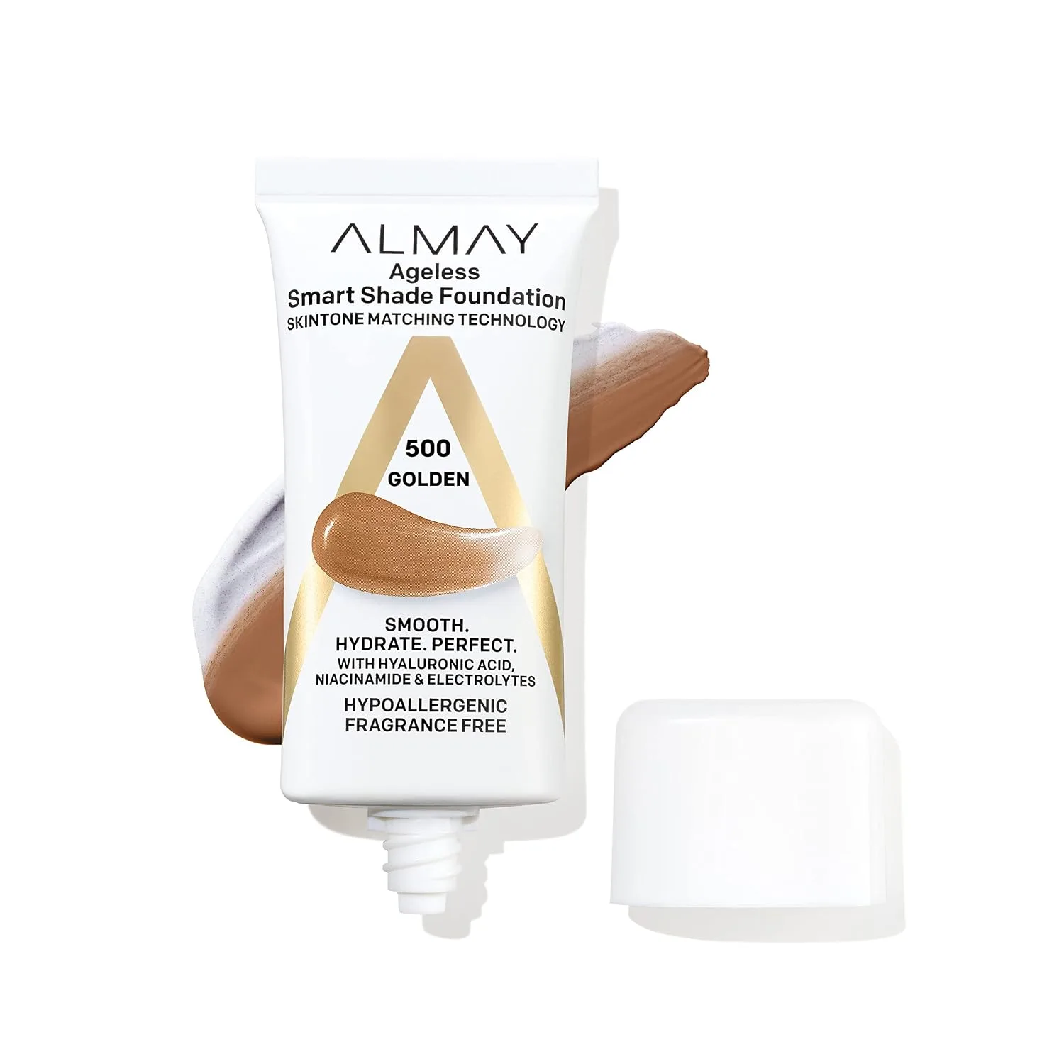 Almay Smart Shade Ageless Foundation, 500 Golden, 1 fl oz