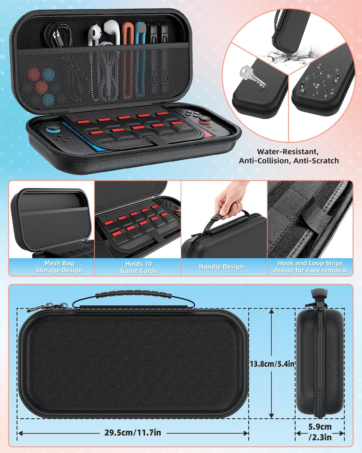 Switch 2 Pro Controller Accessories Bundle for Nintendo Switch 2