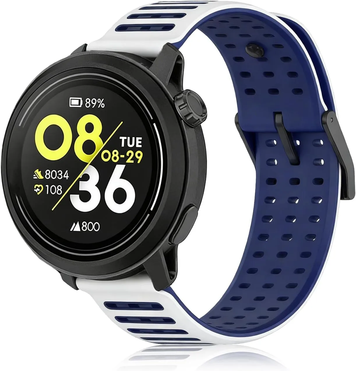 Silicone Replacement Bands Compatible with COROS PACE 3/4/Pro, COROS APEX PRO/2 Pro/APEX 46 MM/4 42MM, Soft & Breathable Smartwatch Straps for Women and Men