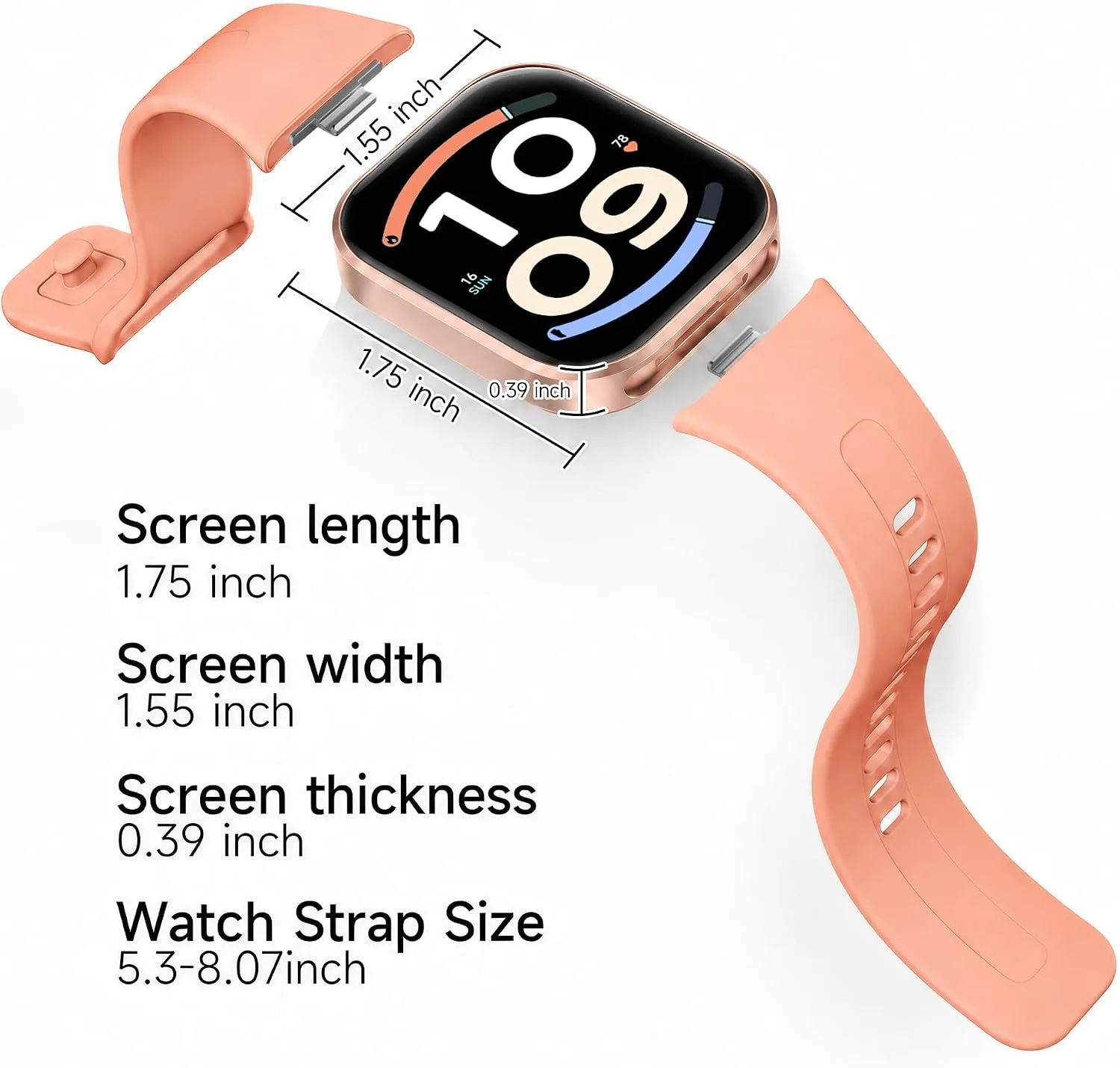 Xiaomi Redmi Smart Watch (6 Active Orange)