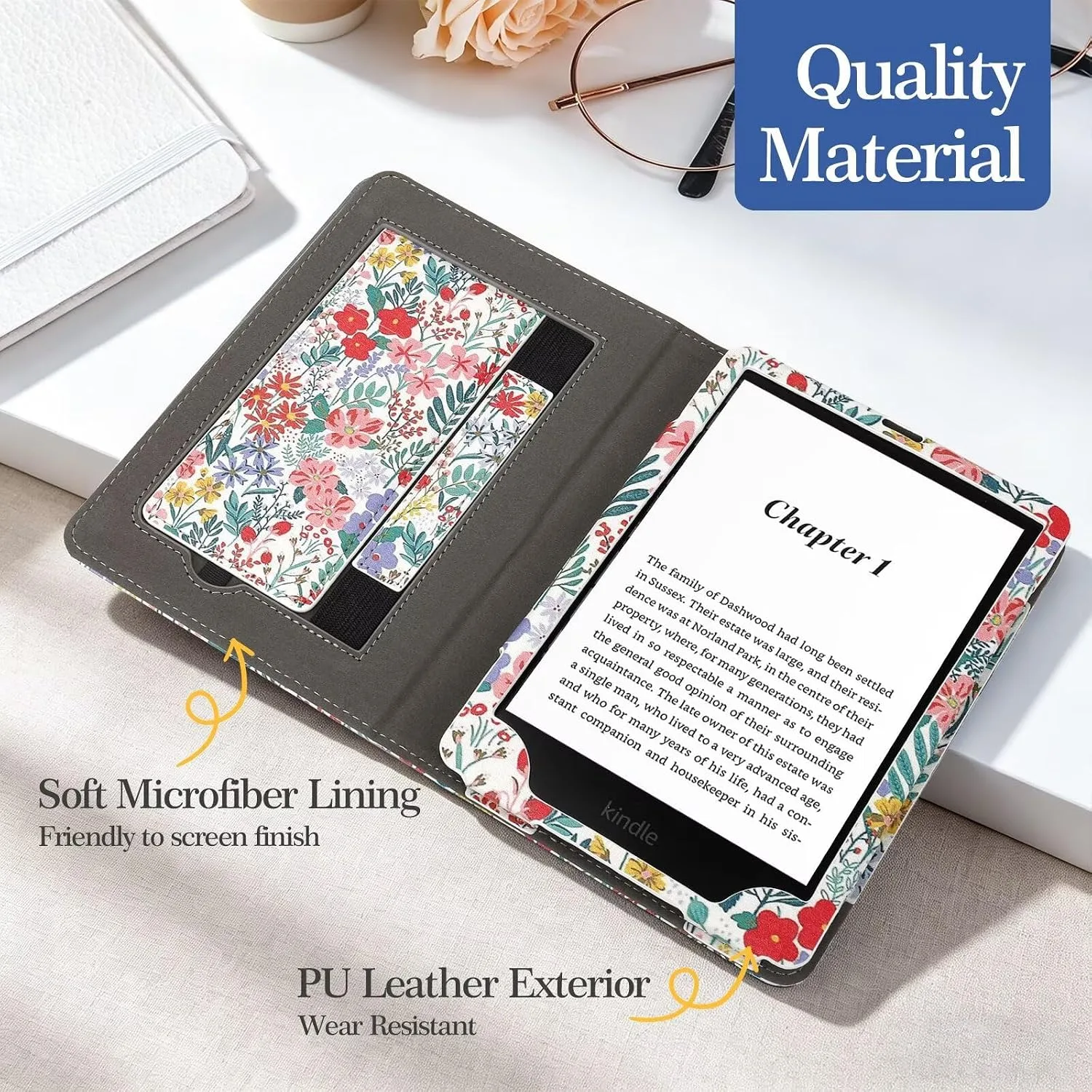 Case for 7"/6.8" Kindle Paperwhite 12/11th Generation 2024 2021