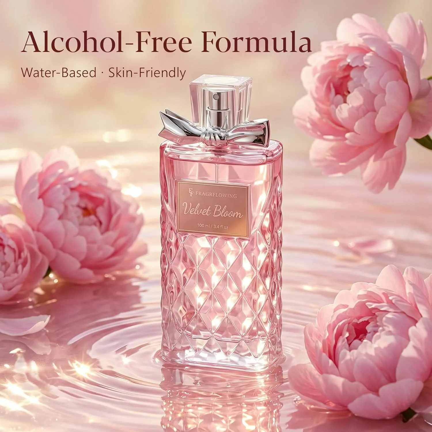 Perfume for Women, Alcohol-Free Long-Lasting Floral Fragrance, 3.4 fl oz