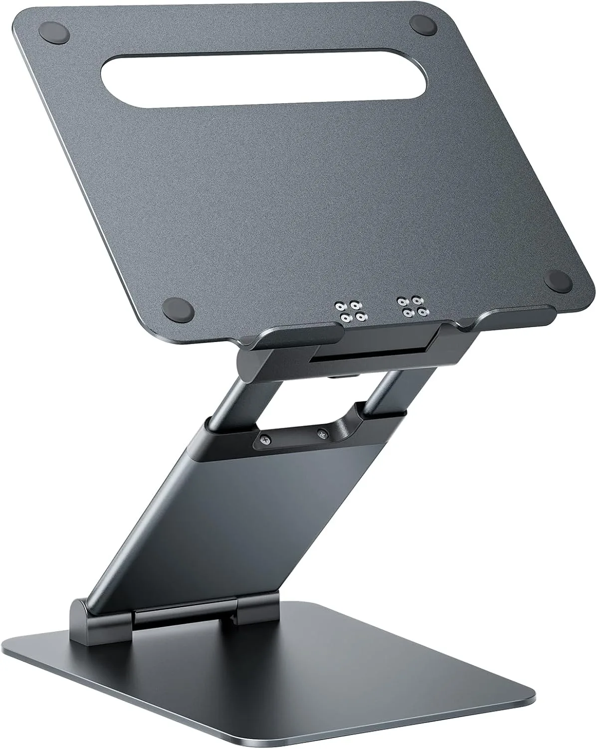 Nulaxy Pull-Out Height Adjustable Laptop Stand for Desk, 22 LB Support