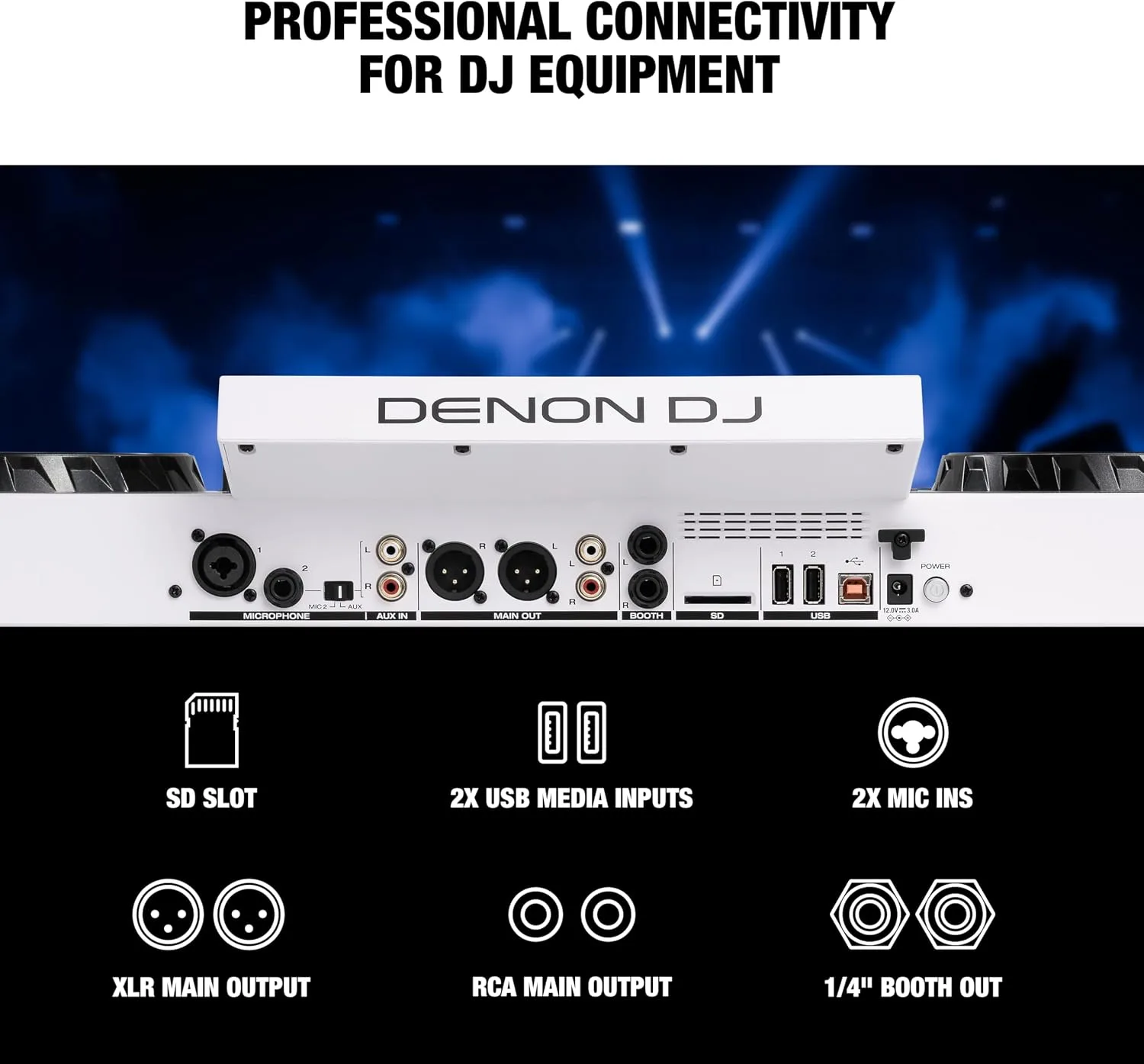 Denon DJ SC LIVE 4 Standalone DJ Controller White