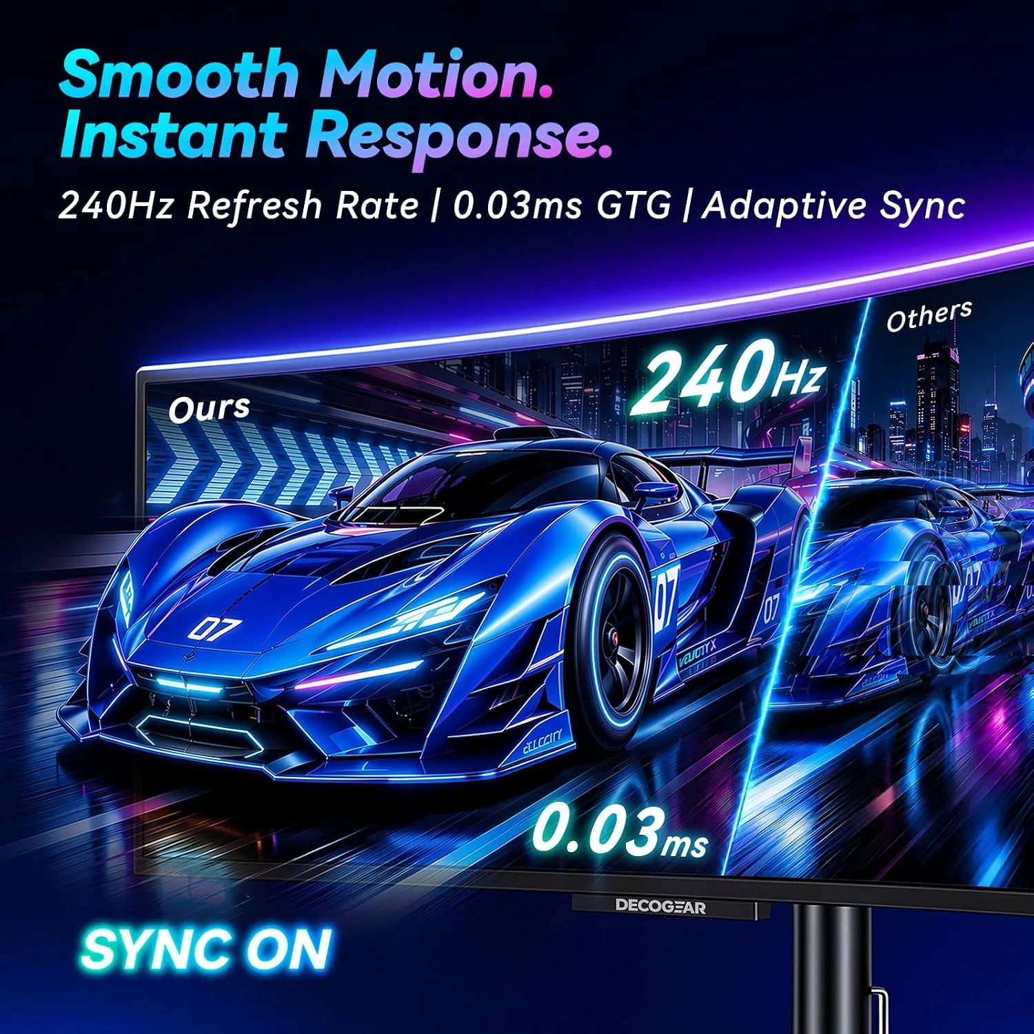 Deco Gear 49" (DG49OLED240) QD-OLED Curved Gaming Monitor