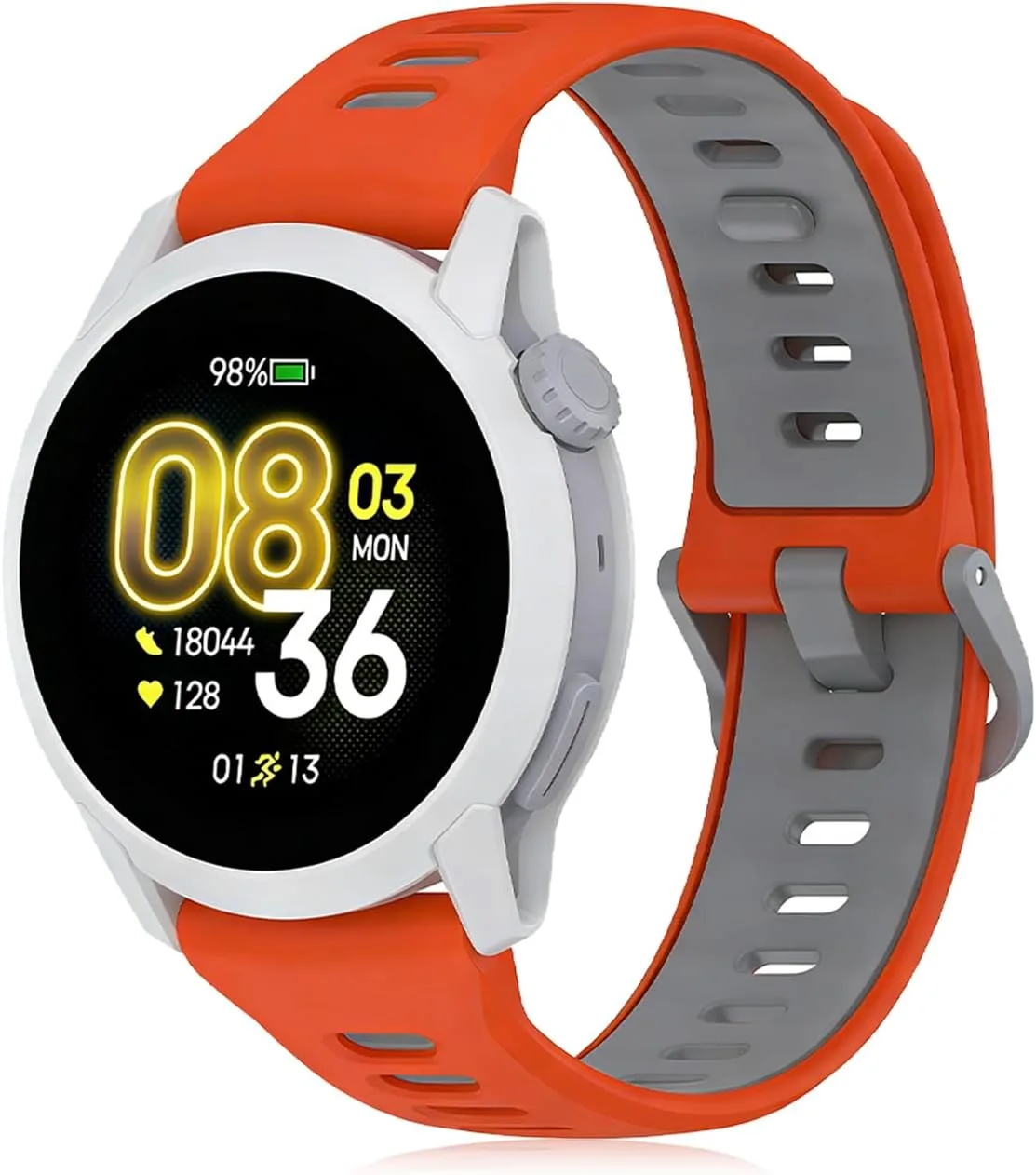 Silicone Bands Compatible with COROS PACE 3/4/Pro, COROS APEX PRO/2 Pro/APEX 46 MM/APEX 4 42 MM, Replacement Breathable Smartwatch Straps for Women and Men