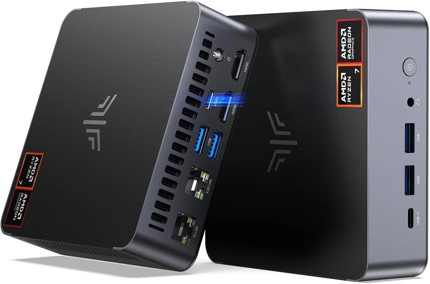 KAMRUI AM21 Mini Gaming PC, AMD Ryzen 7 8745HS (Up to 4.9GHz) Mini cpmputer