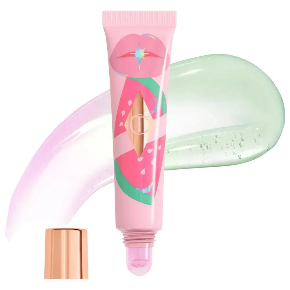 Unreal Lips Aceite Labial Nectar Healthy Glow con Ácido Hialurónico y Vitamina E - Juicylicious Candy Fig a berry-russet - Juicylicious Pink Watermelon a candy pink with ph