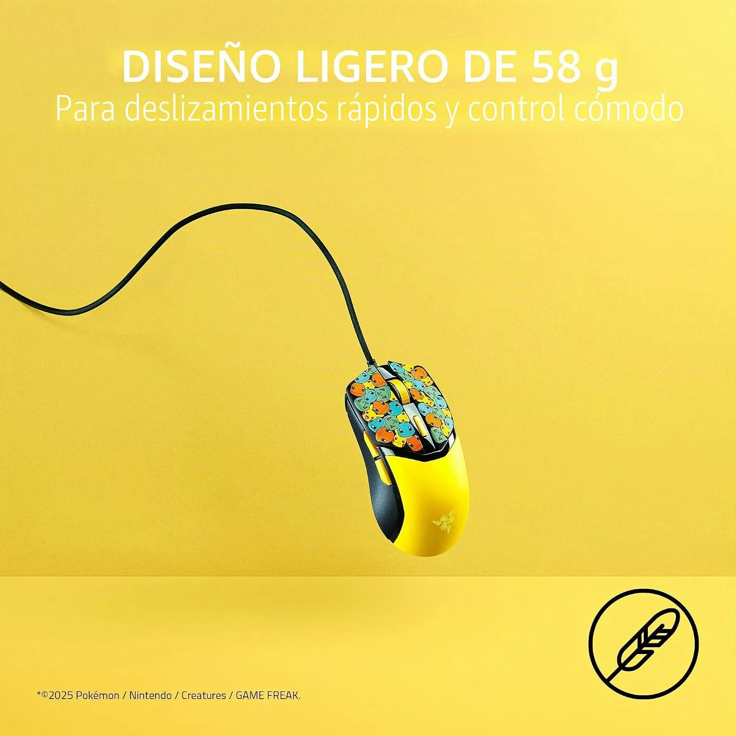 Razer Cobra Wired Gaming Mouse, 58g, Pokémon Edition